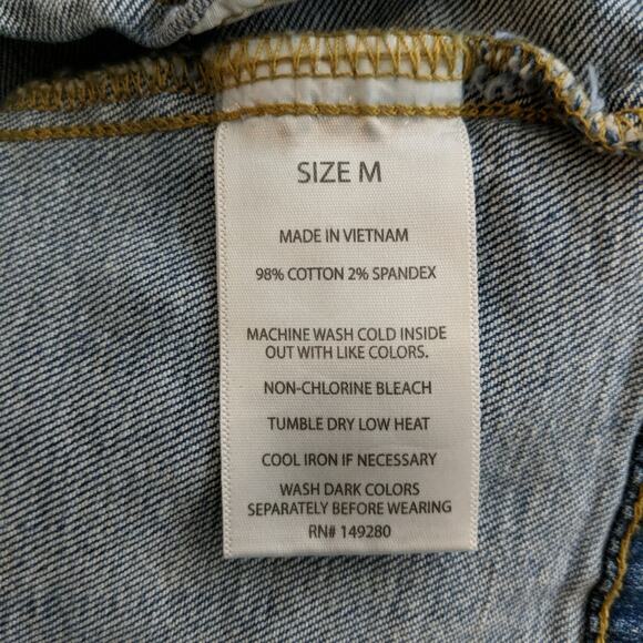 Slink Jeans Front Button Jean Jacket - Sz M - NWT - Picture 12 of 16